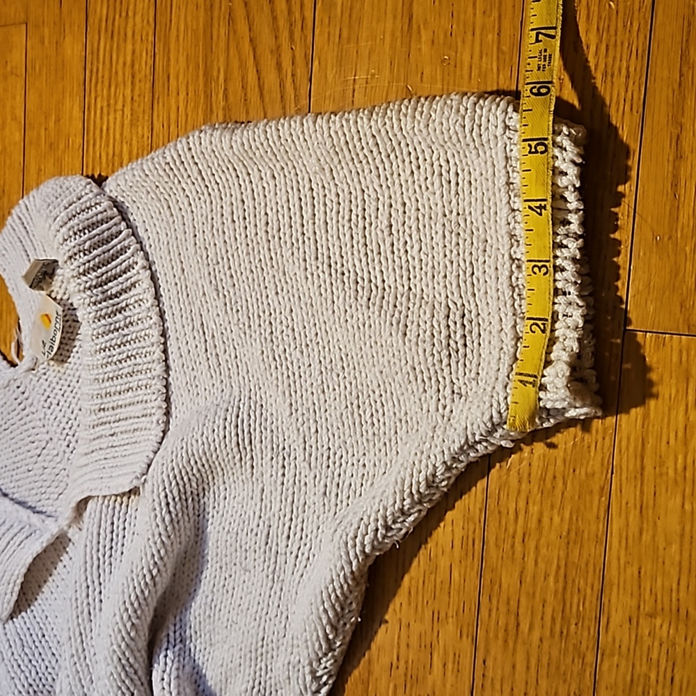 Liz Claiborne Petite Dolman Short Sleeve Pullover V-Neck Sweater P Retro - Picture 11 of 16